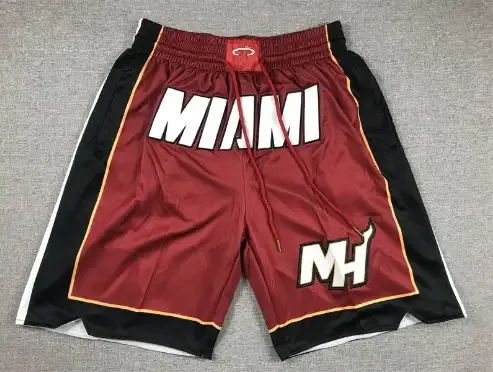 Miami Heat & Boston Celtics Basketball Shorts [9 Styles] 6