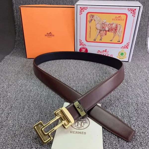Herm S Leather Belt [6 styles] 4